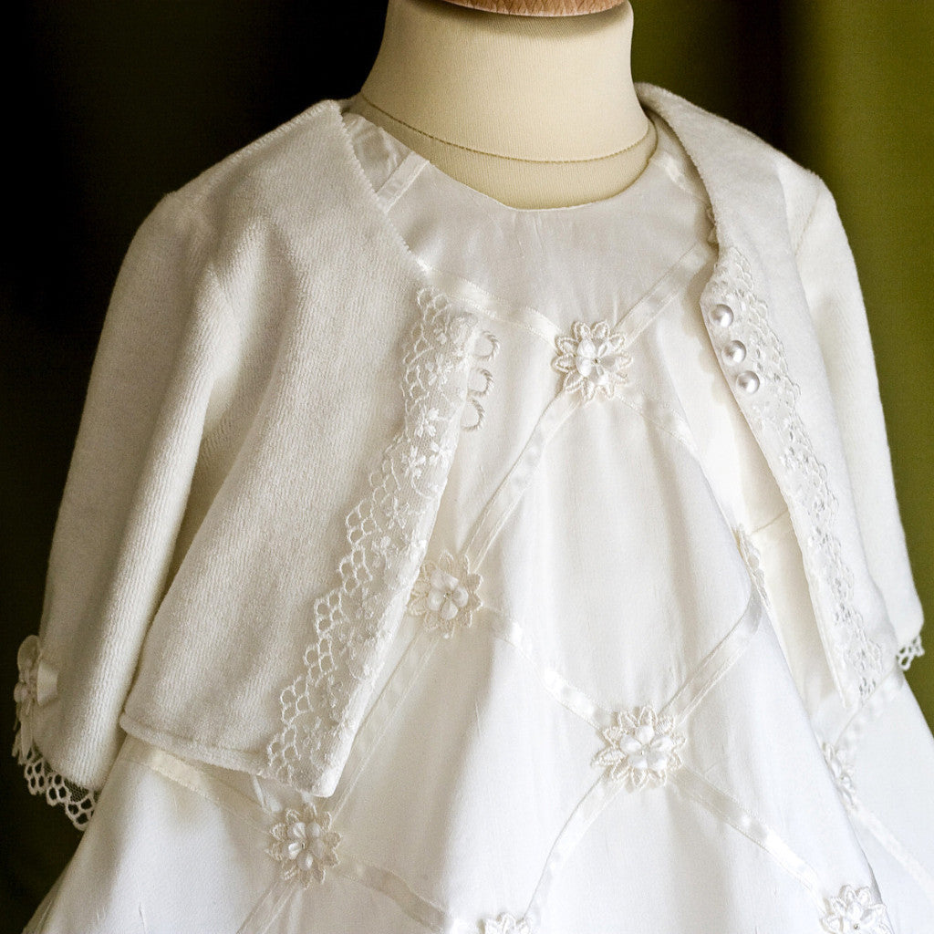 Christening Dress and Cardigan Set 'Angel'