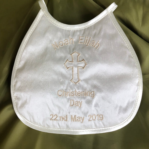 Christening bibs hot sale and shoes