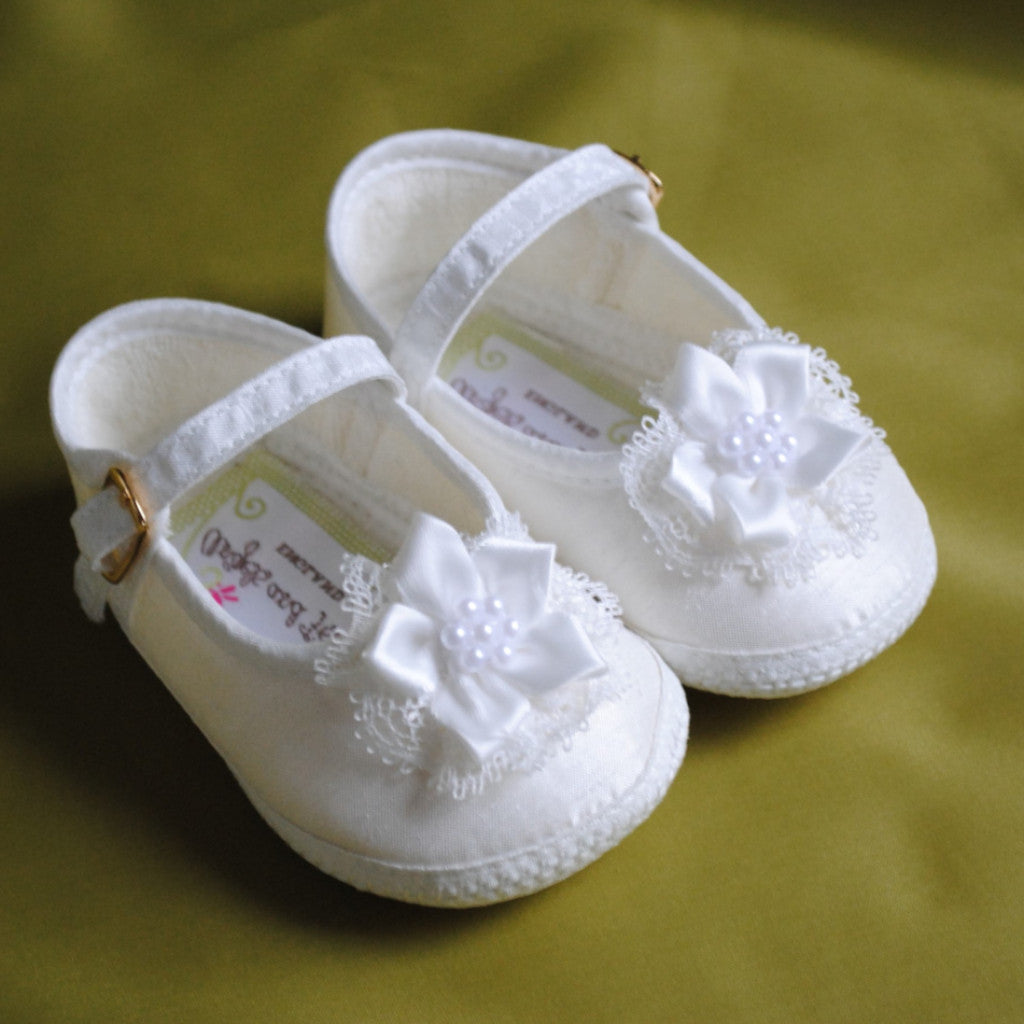 Girls Christening Shoes ‘Olivia’ - Main Image