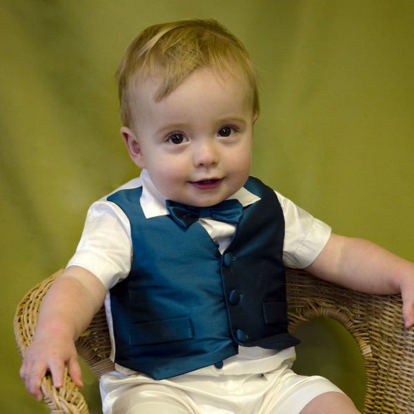 Regal Page Boy Christening Waistcoat available in sizes 3 months to 6 years