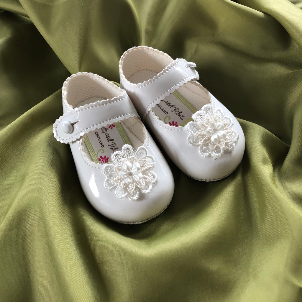 Girls Christening Shoes ‘Promise Patent’