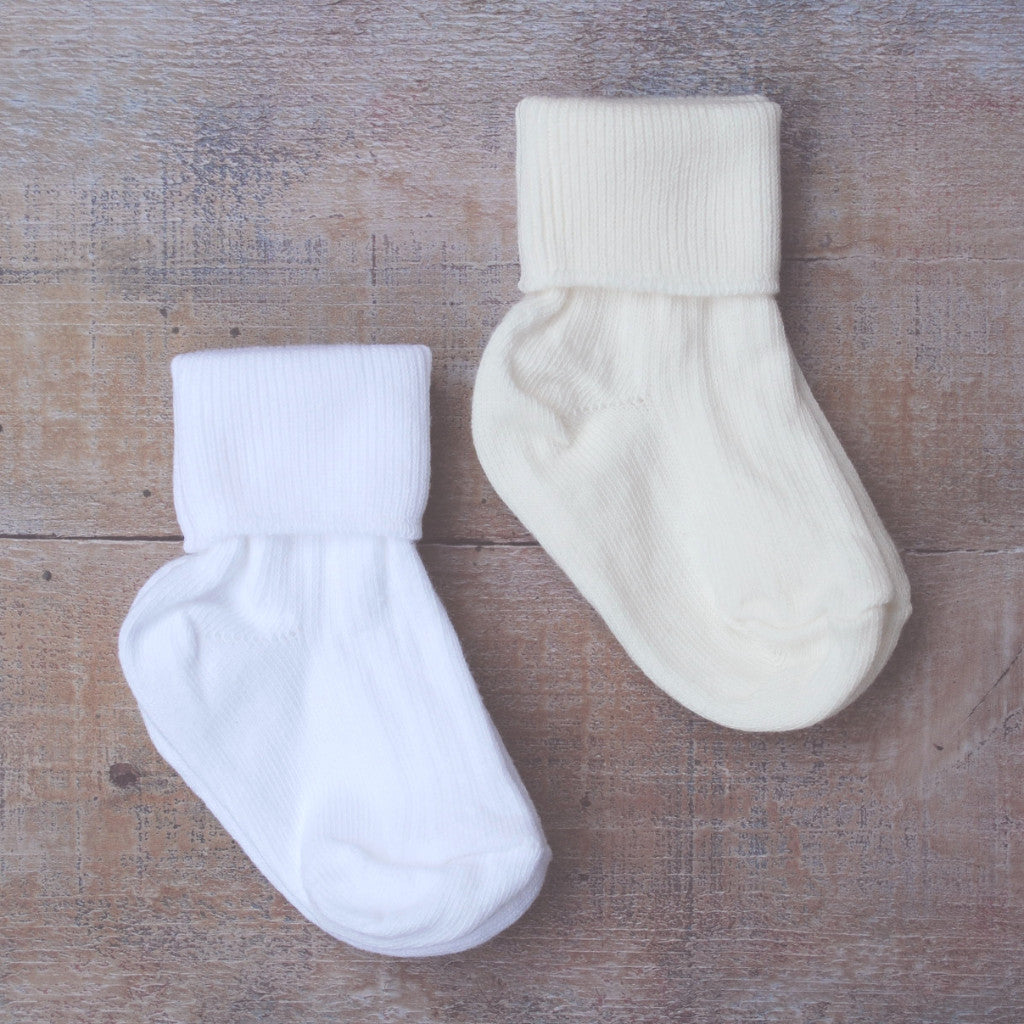 Plain Christening Socks