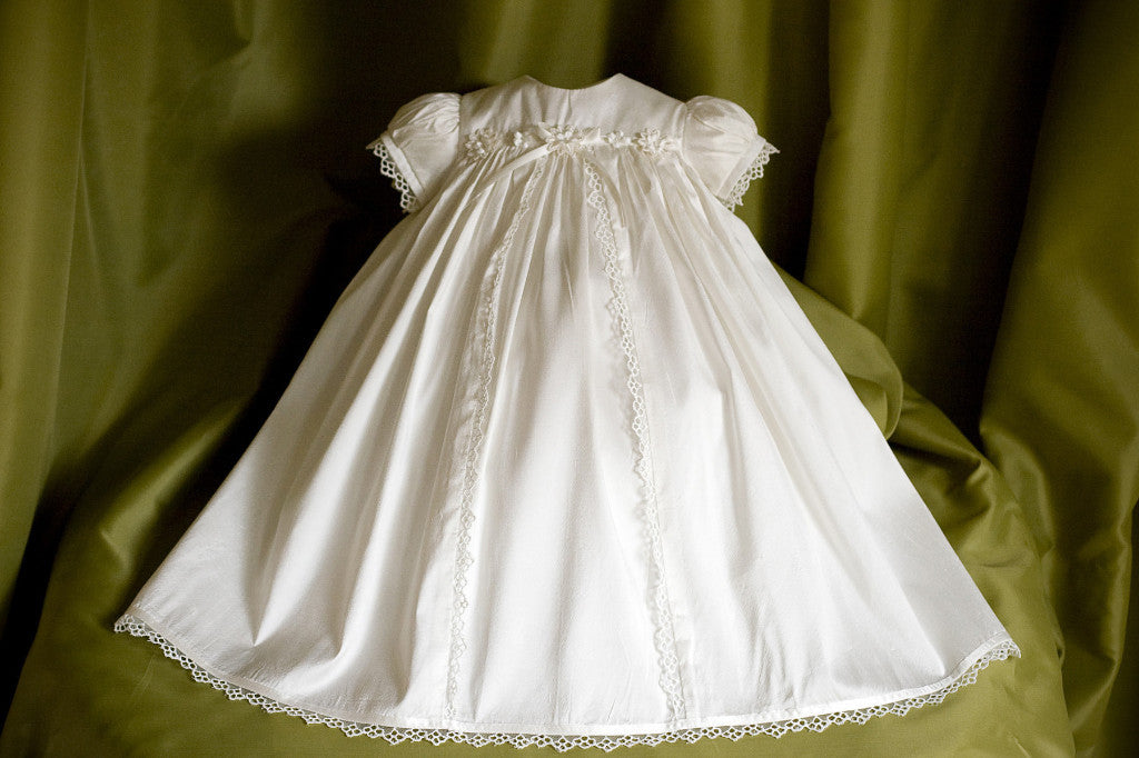 Premature baby Gown for Tiny Babies 'Blessing' Angels Fishes